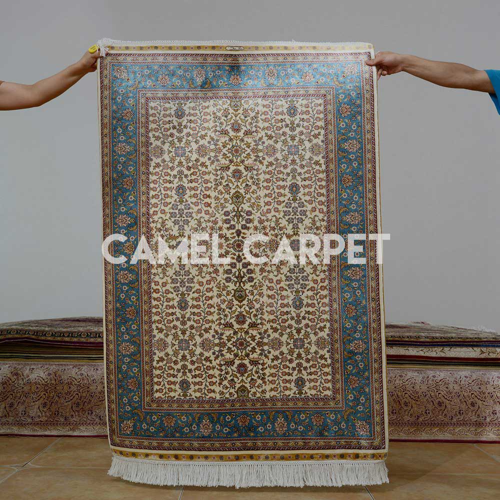 Hand Knotted Small White Rug.jpg